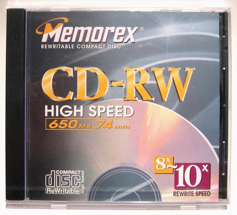 CD-RW 74 10X 650MB HIGH SPEED STANDARD JEWEL SINGLE